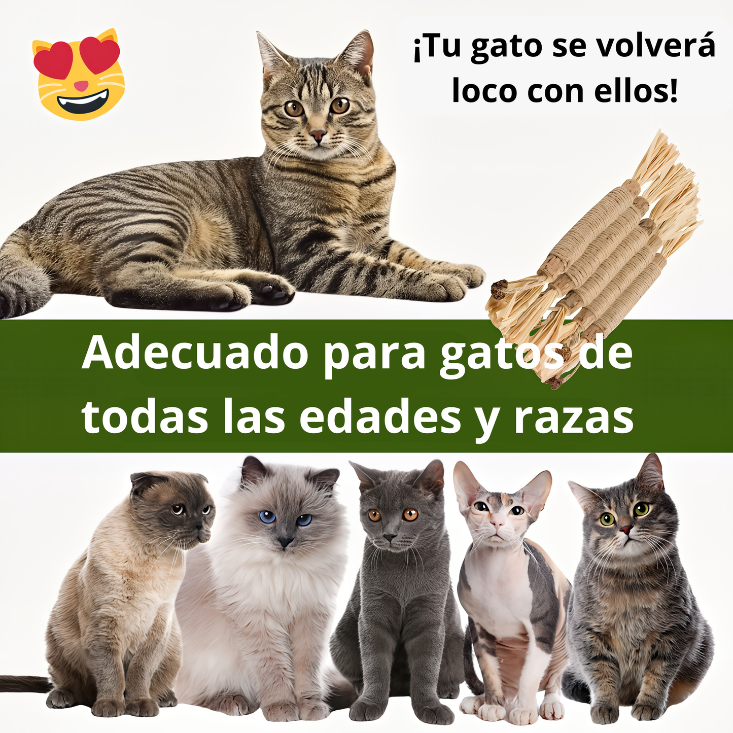 Palillo de plata natural - Besties Avenue